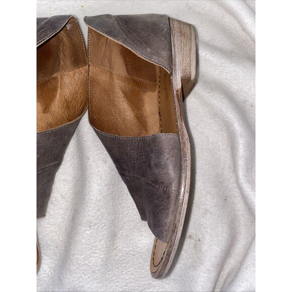 Free People Mont Blanc Wrap Sandals Brown Spain Slip On Eur39US8 Heel Open Toe - Picture 7 of 11